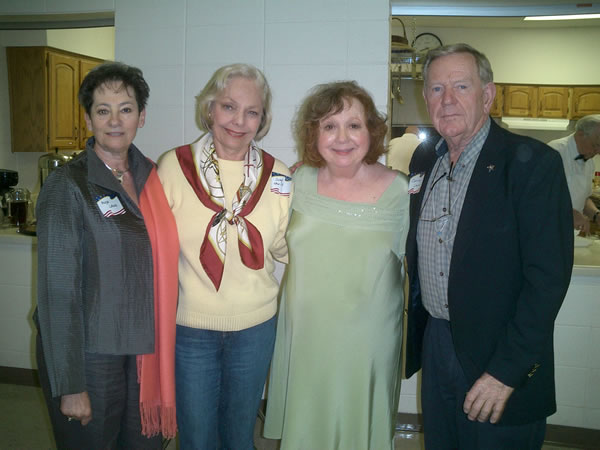 Hilda Lane, Judy Lewis, Betty Lynn, & John Lane