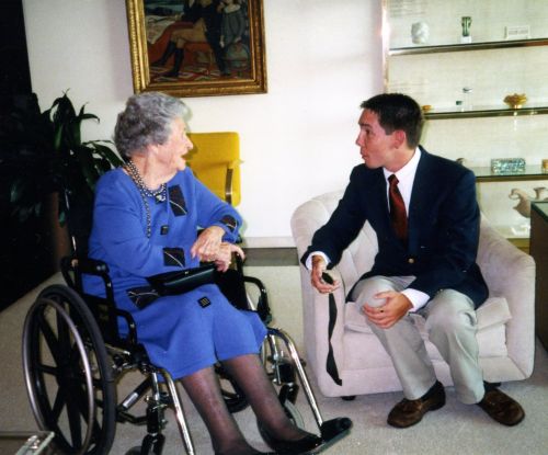 Lady Bird Johnson & Nicholas Inman