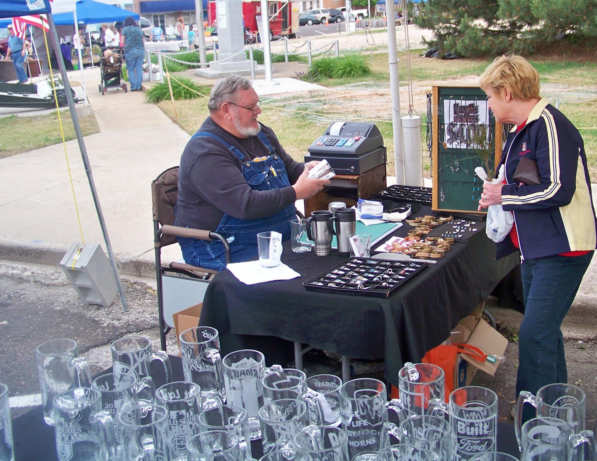 Vendor on the square